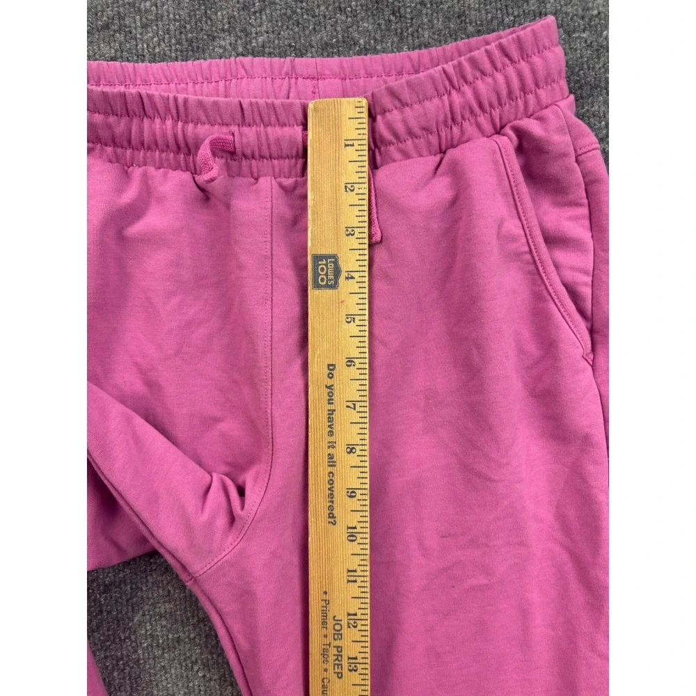 Nike Yoga Dri-FIT Joggers Womens S Pink Sweatpants Tapered Pockets CZ9128-622